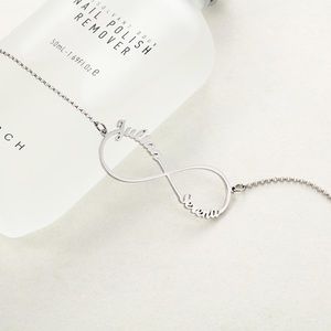Infinite Love Personalized Infinity Necklace